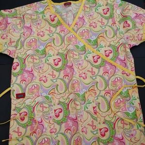 Denice pretty scrub top S